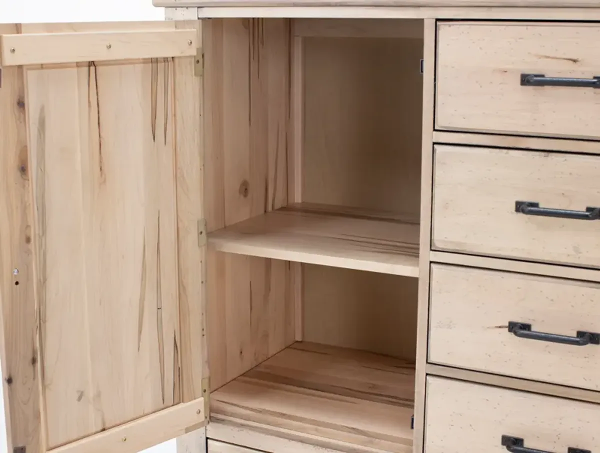 Cool Rustic Door and Drawer Chest