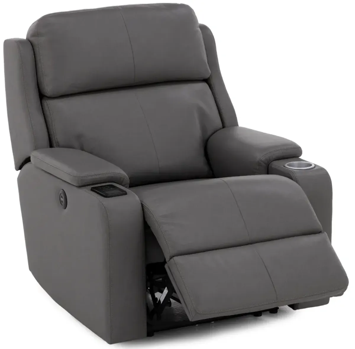 Sawyer Fully Loaded Wall Saver Recliner With Heat Massage And Cooling Cupholder