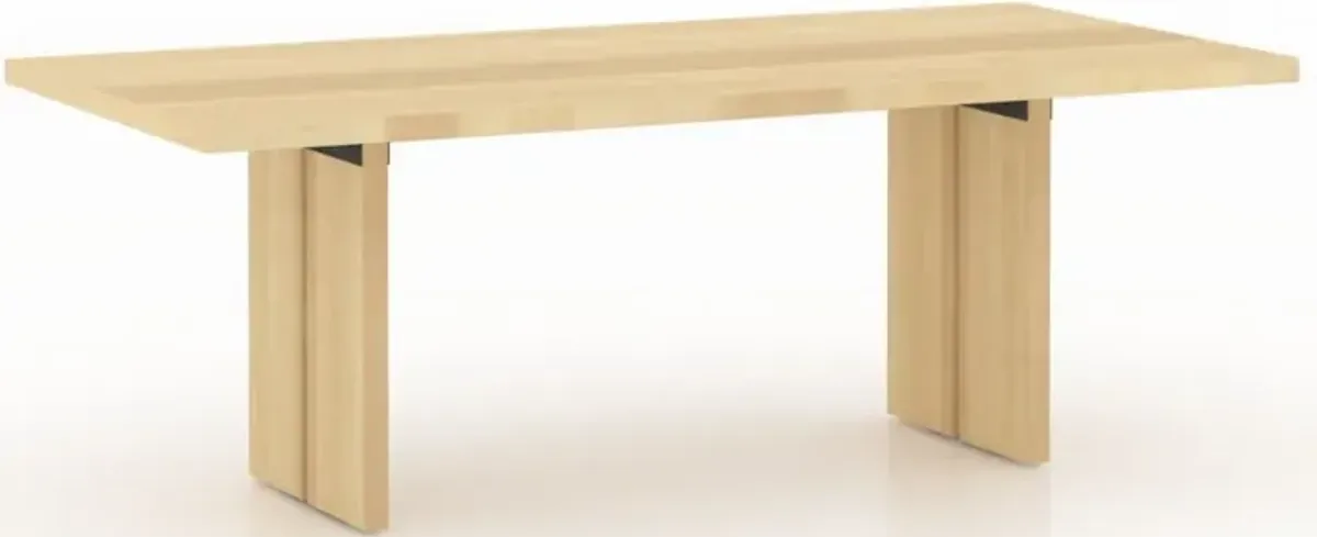 Canadel Modern 84" Dining Table In 02 Natural Washed