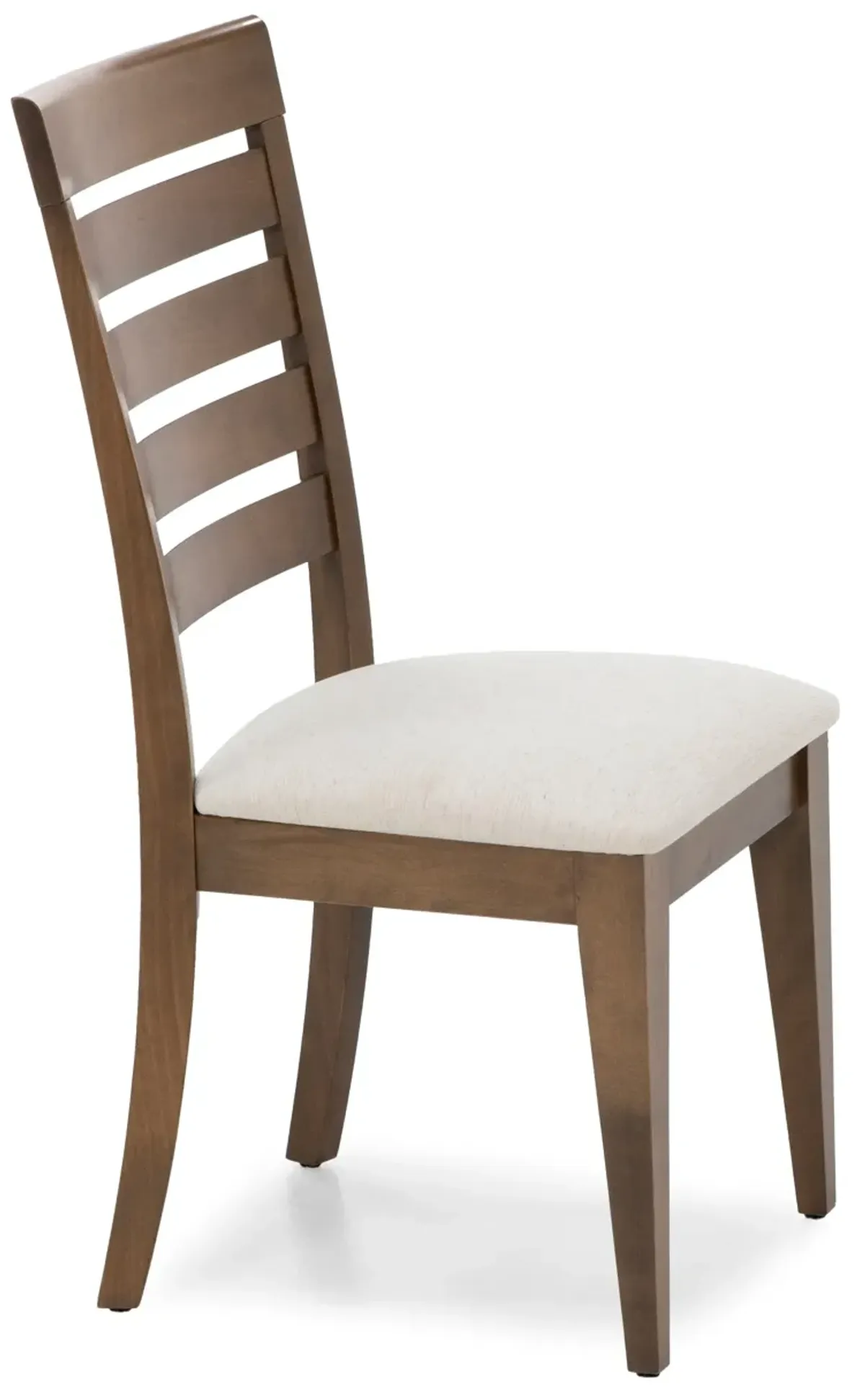 Canadel Gourmet Side Chair 9208 In 25 Pecan Washed / 7Q Fabric