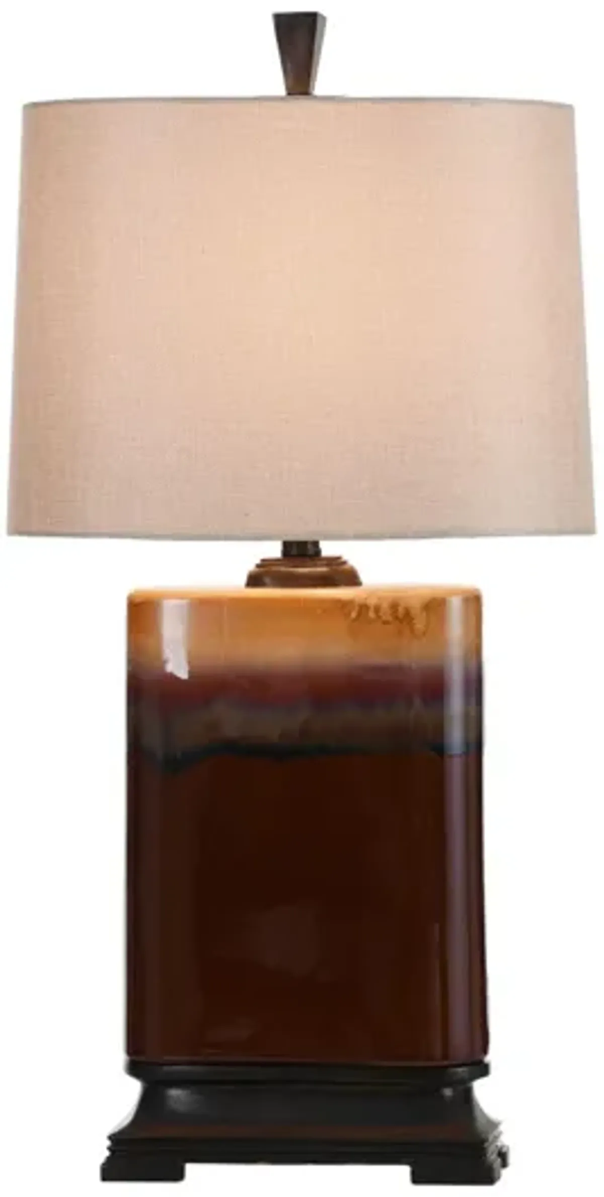 Caramel Ceramic Table Lamp 31.5"H