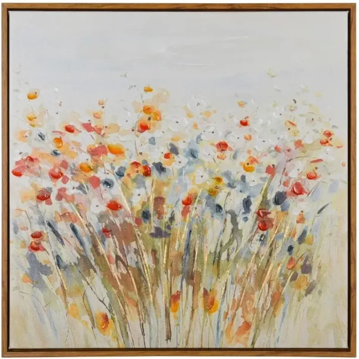 Spring Floral Canvas Art 24"W x 24"H