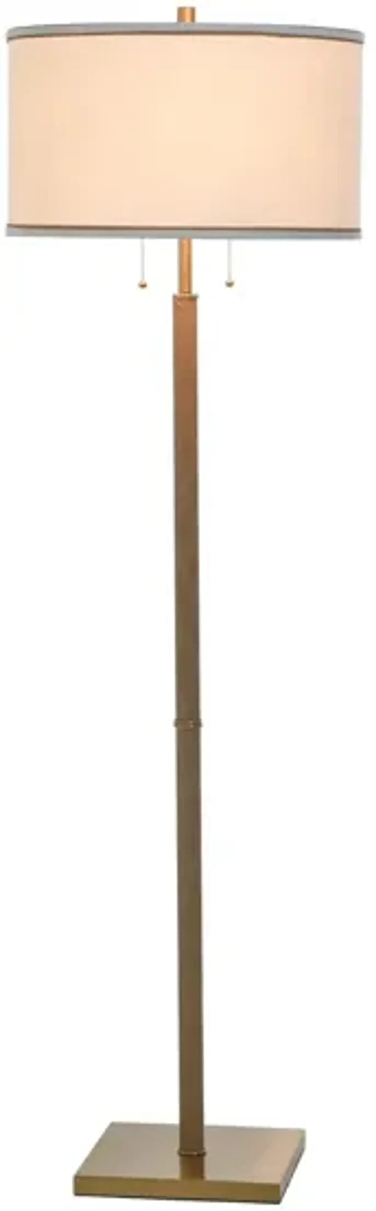 Polished Brass Finish Floor Lamp 63"H