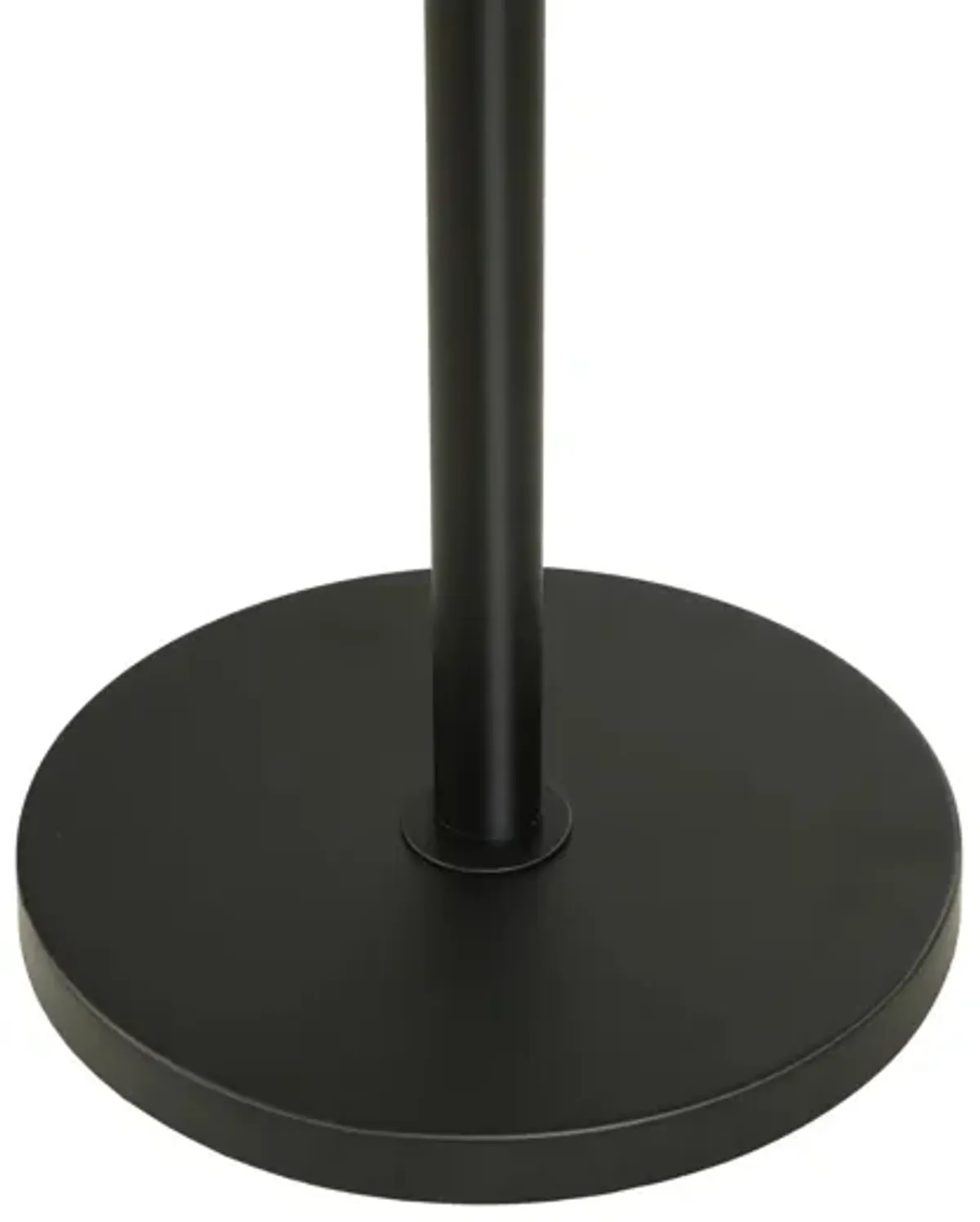 Brushed Black Metal Floor Lamp 63"H