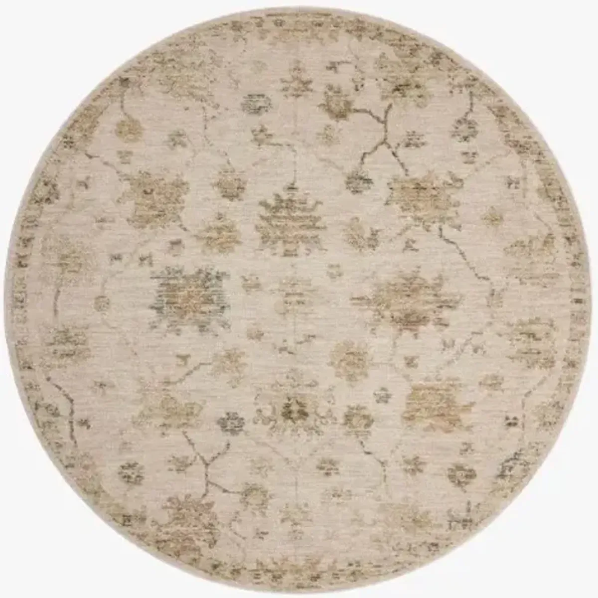 Willa Bone/Multi Area Rug 7'10" Round