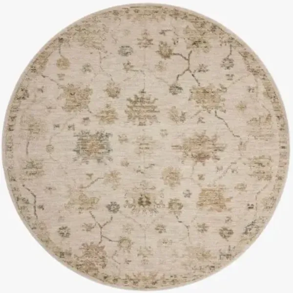 Willa Bone/Multi Area Rug 7'10" Round