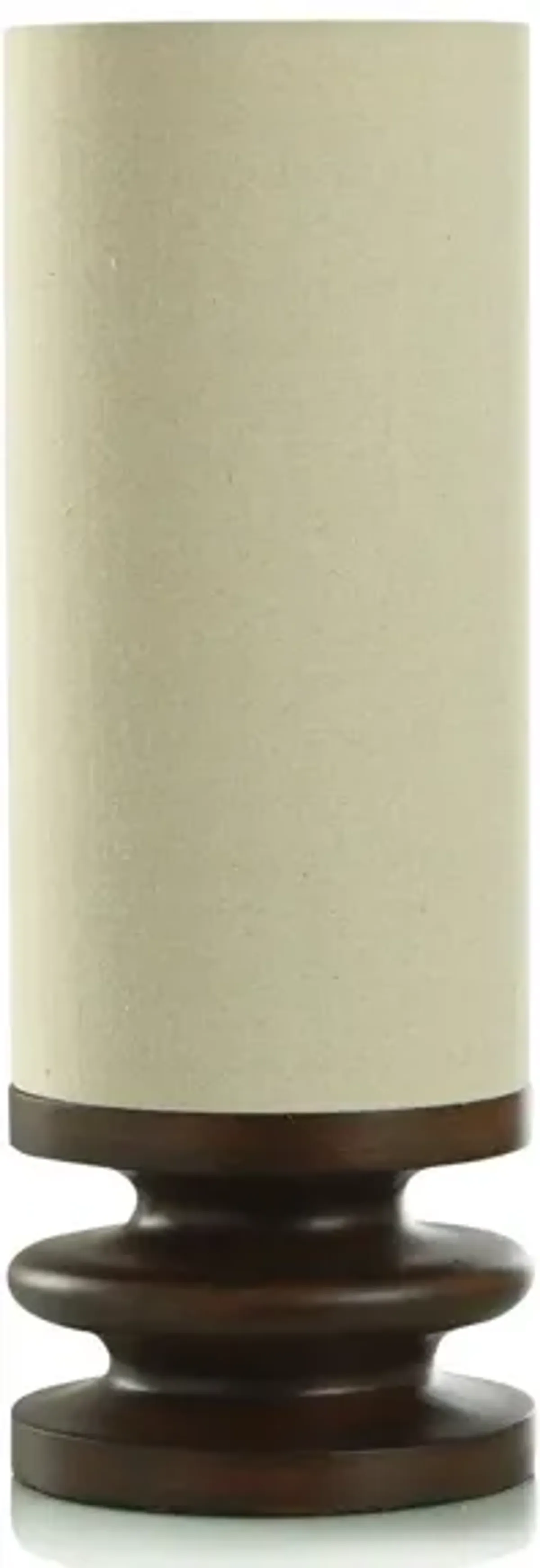 Faux Walnut Uplight Accent Lamp 22"H