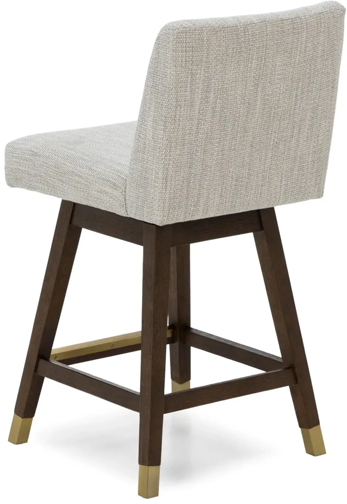 Isabella 26" Swivel Stool In Weave Beige