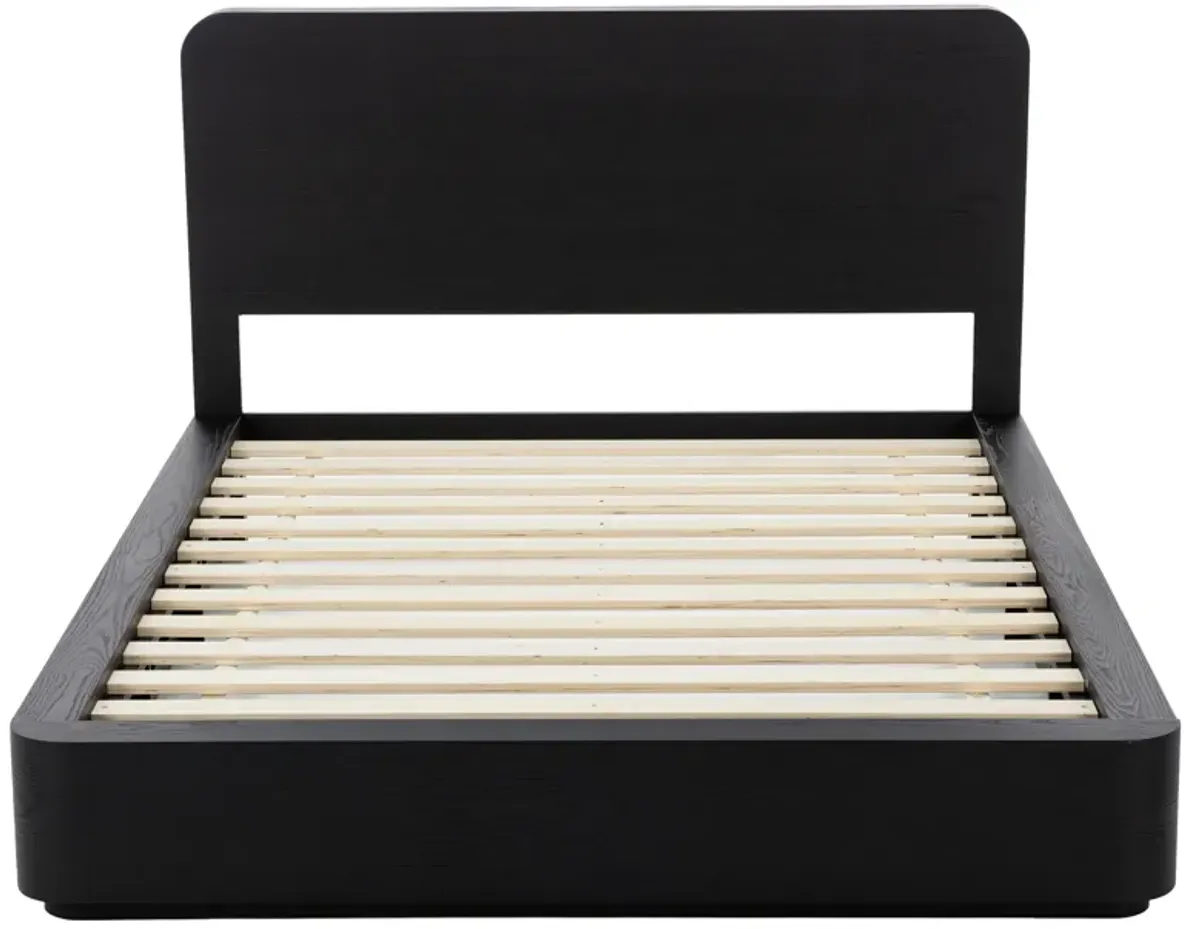 Milan Queen Wood Platform Bed