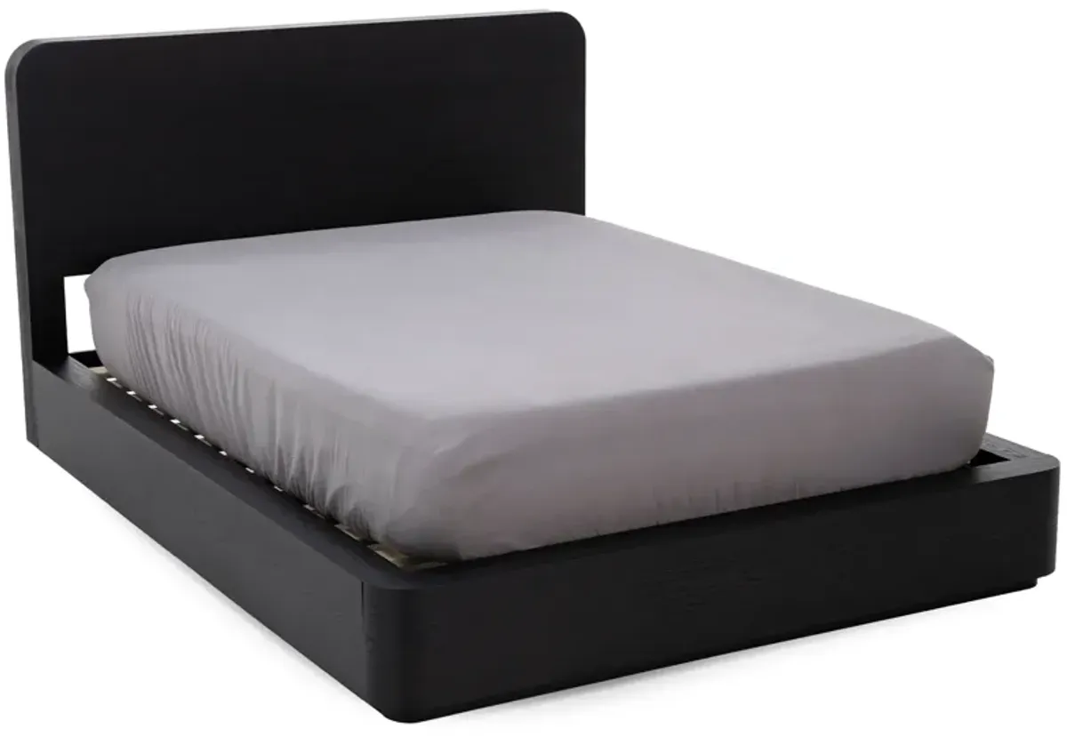 Milan Queen Wood Platform Bed