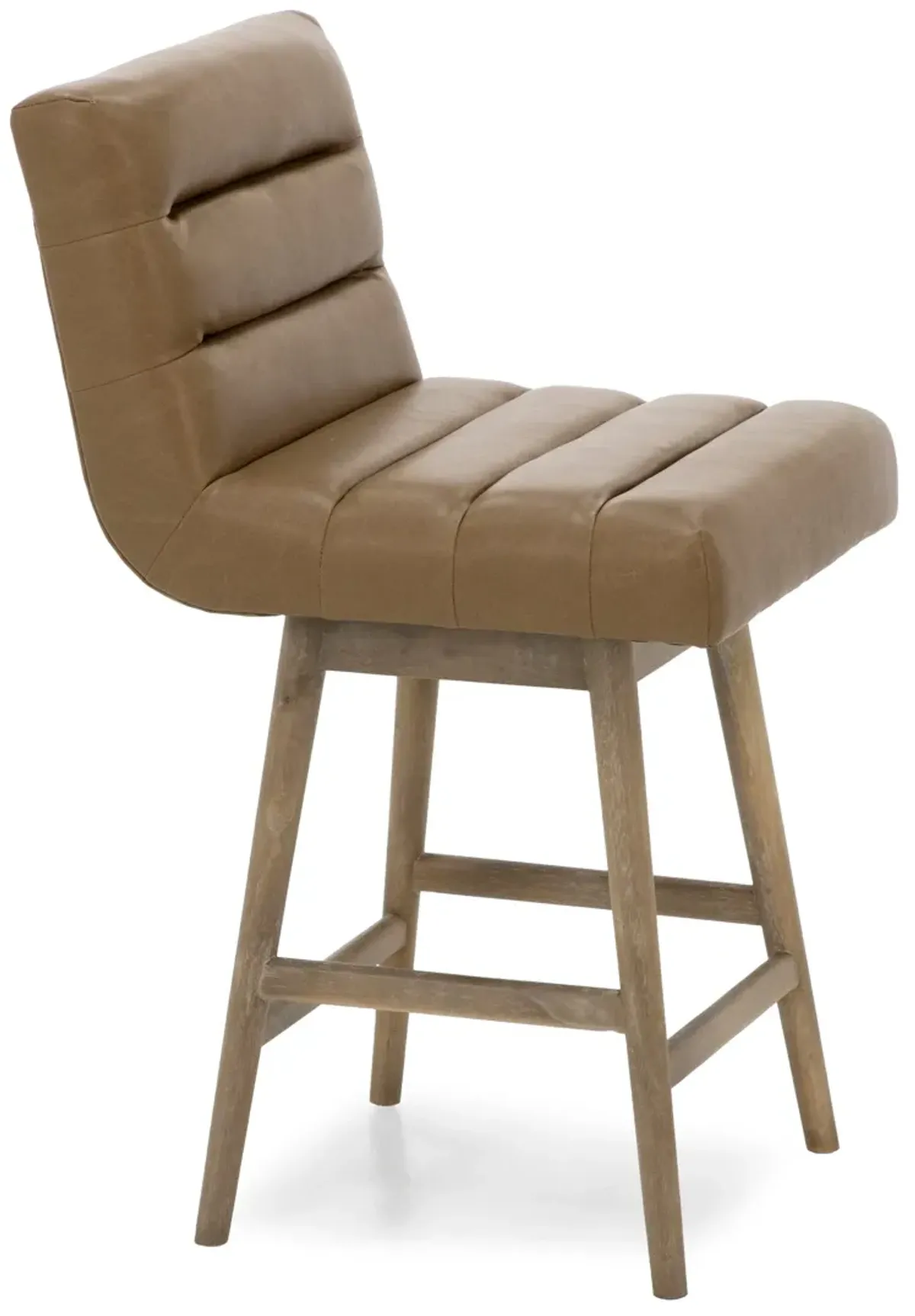 Elias 26" Swivel Stool In Bistre Brown