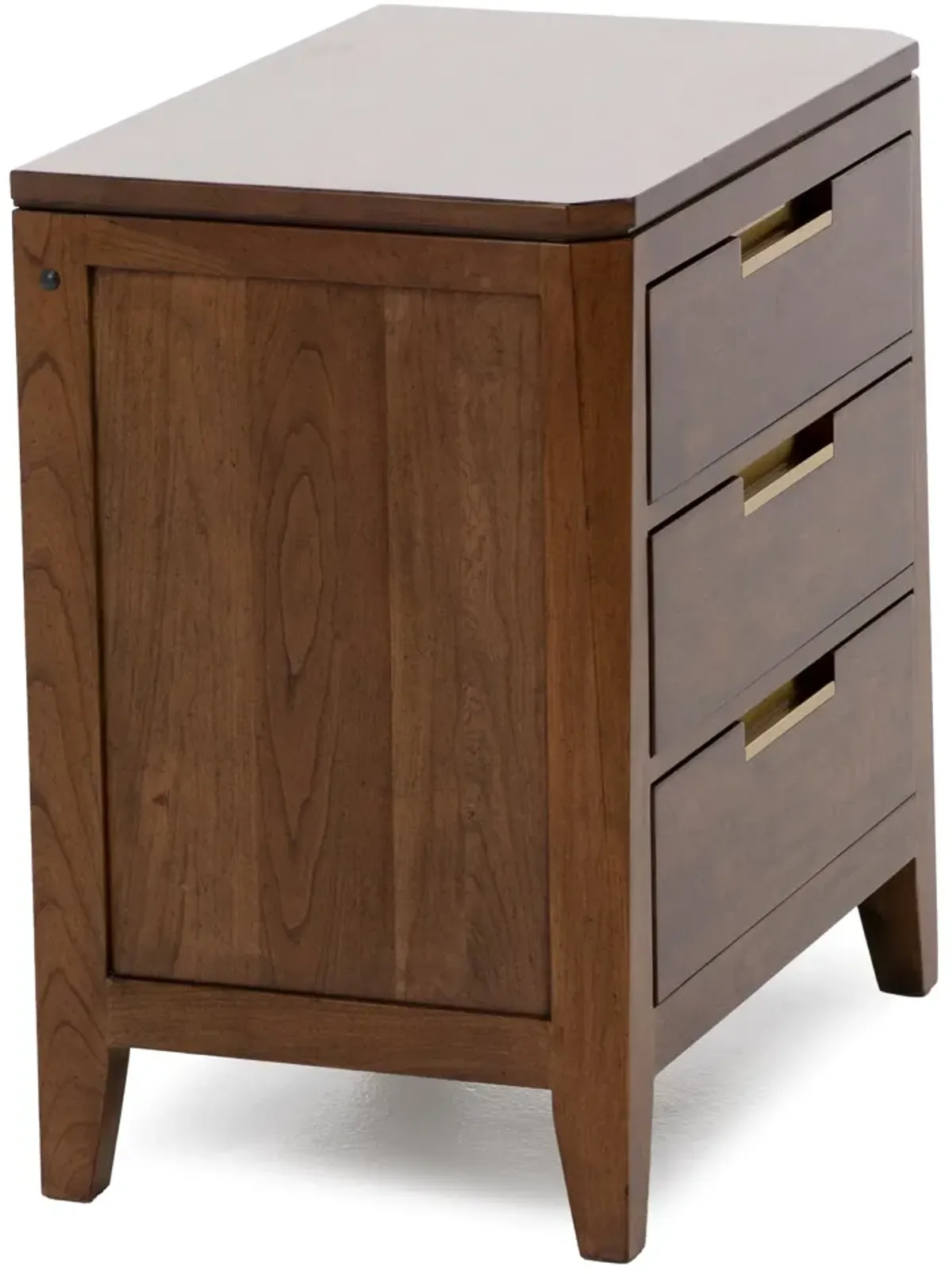 Aspire 3 Drawer Nightstand In Aspire Cherry