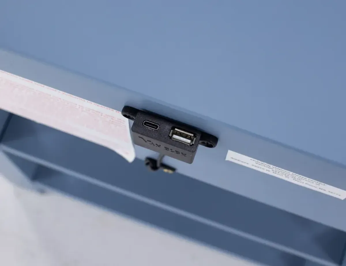 Waverly One Drawer Nightstand In Blue