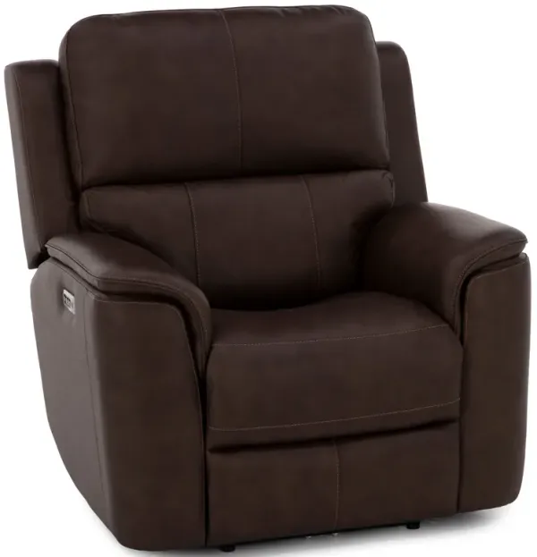 Flexsteel Hank Leather Fully Loaded Zero Gravity Recliner