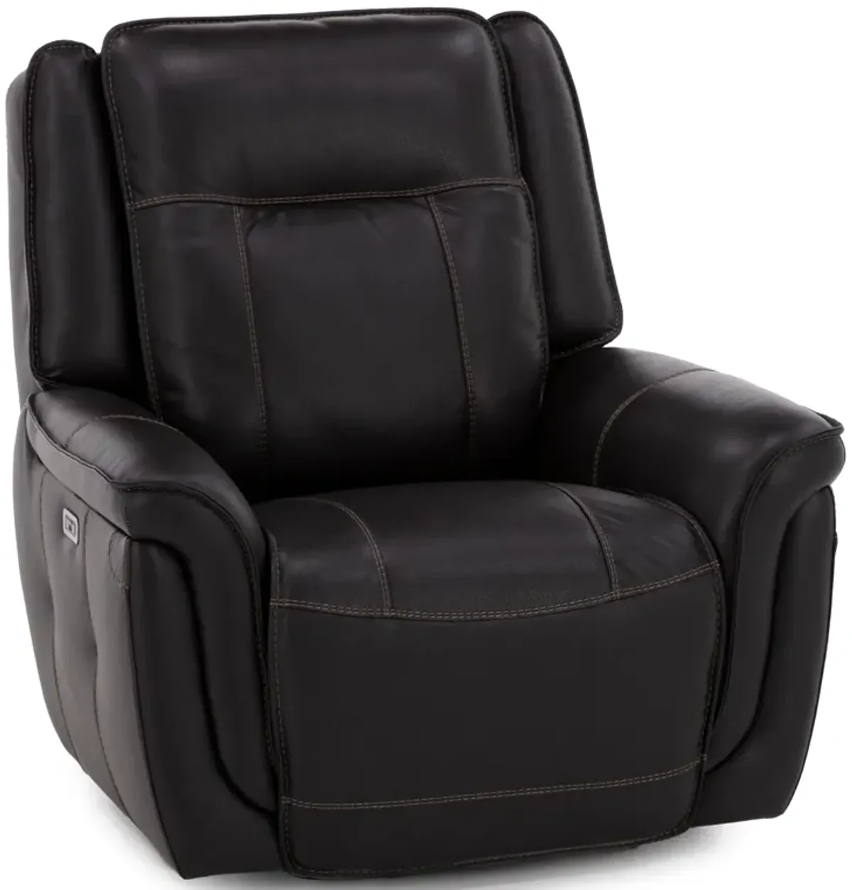 Arthur Leather Power Glider Recliner in Espresso
