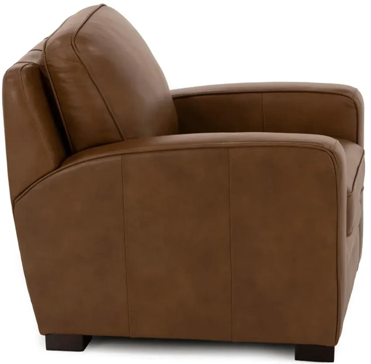 Oliver Leather Chair in Honey