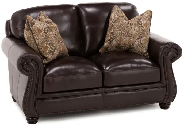 Clarence Leather Loveseat