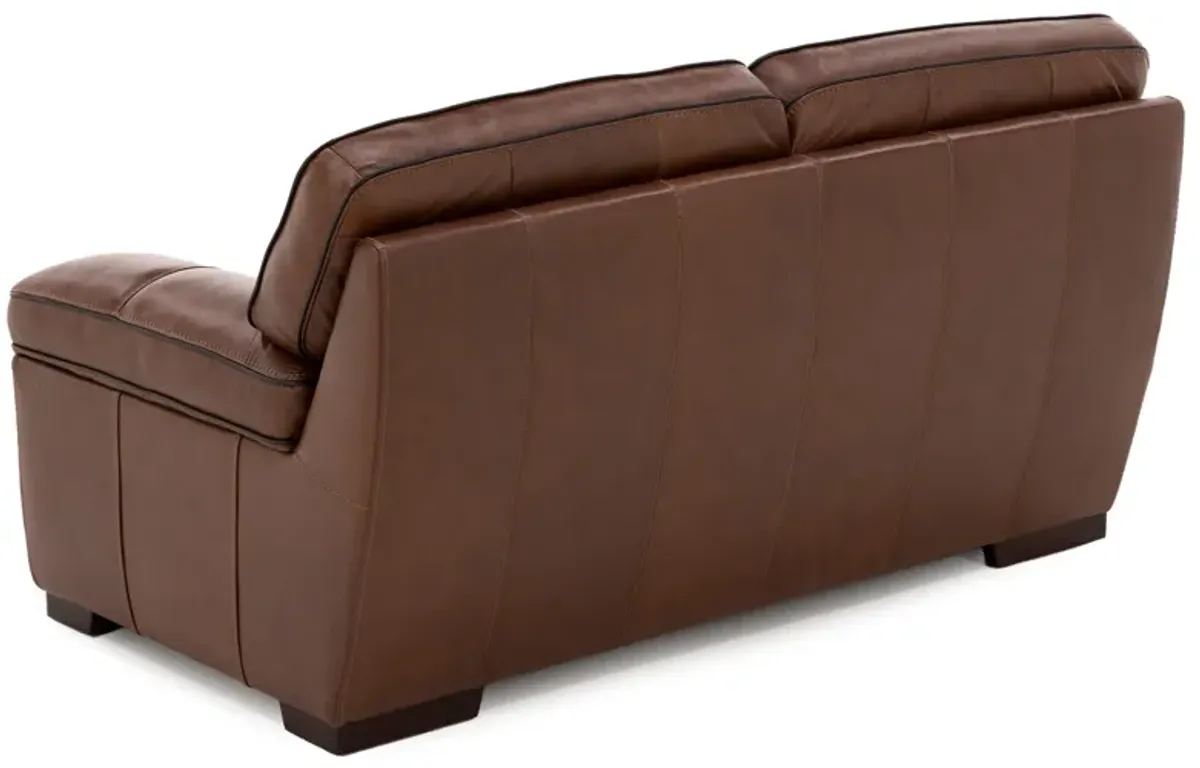 Piper Leather Loveseat