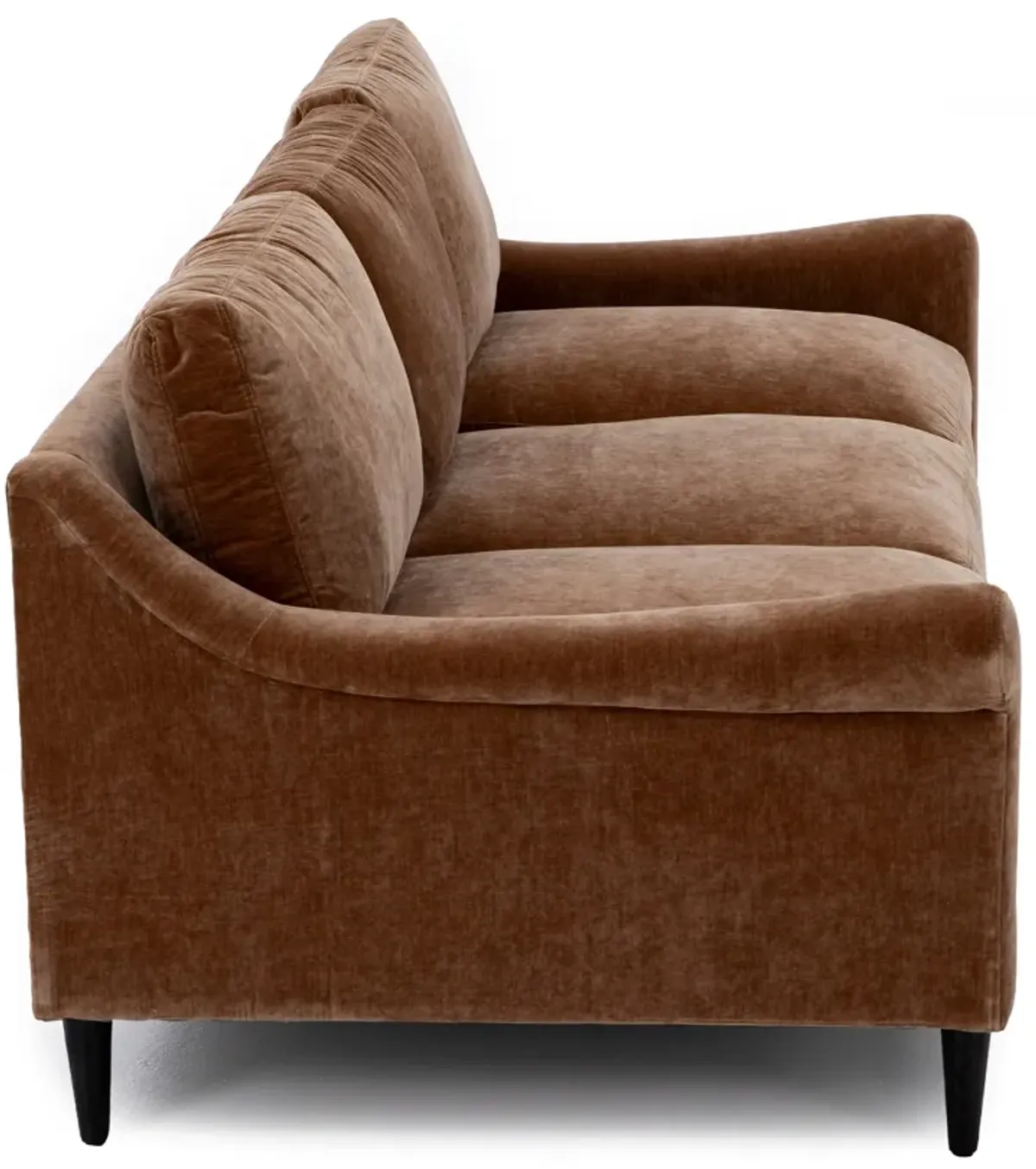 Hertz Sloped Roll Arm Sofa Plus With Pluma Plush Cushions