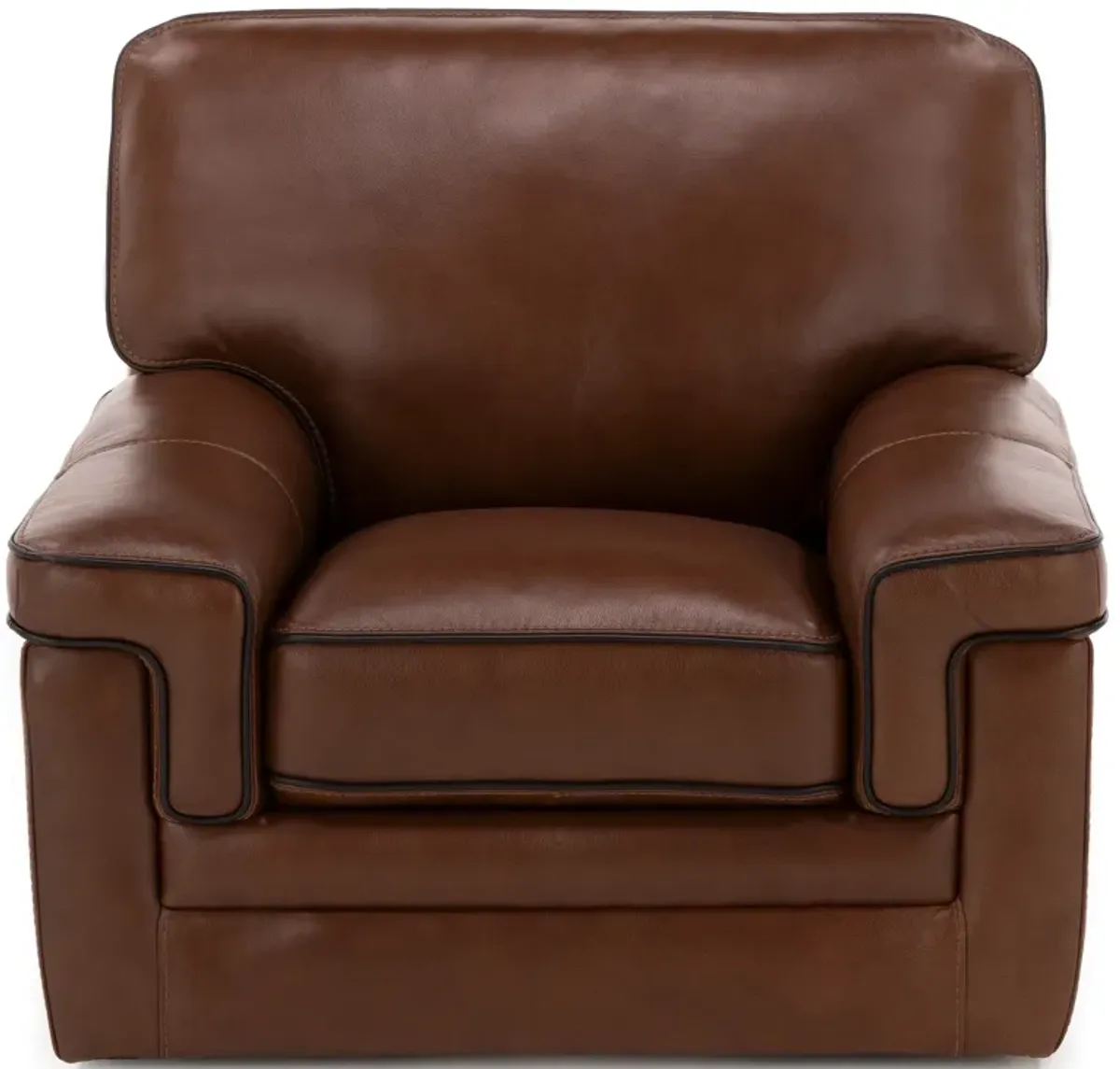 Piper Leather Swivel Chair