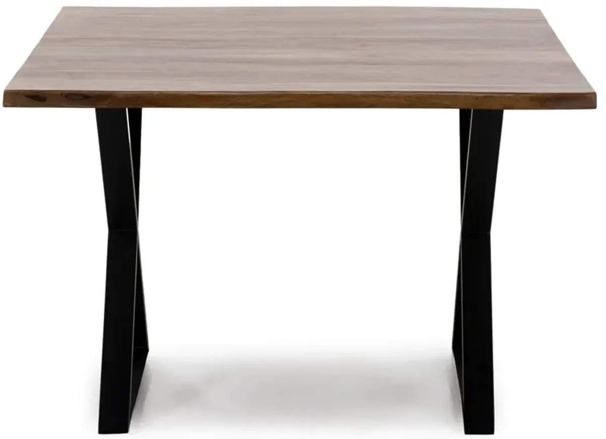52" Live Edge Square Counter Table