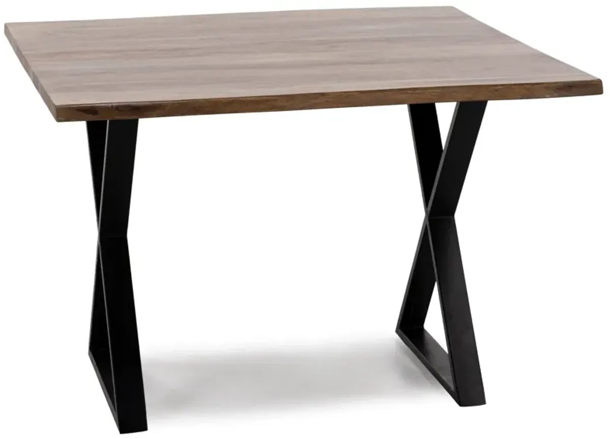 52" Live Edge Square Counter Table