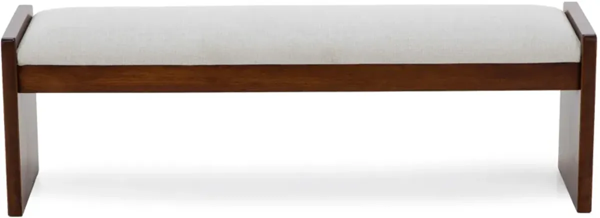 Manchester 60" Upholstered Bench In 95 Michael'S / 9000-114256 Grande Glacier