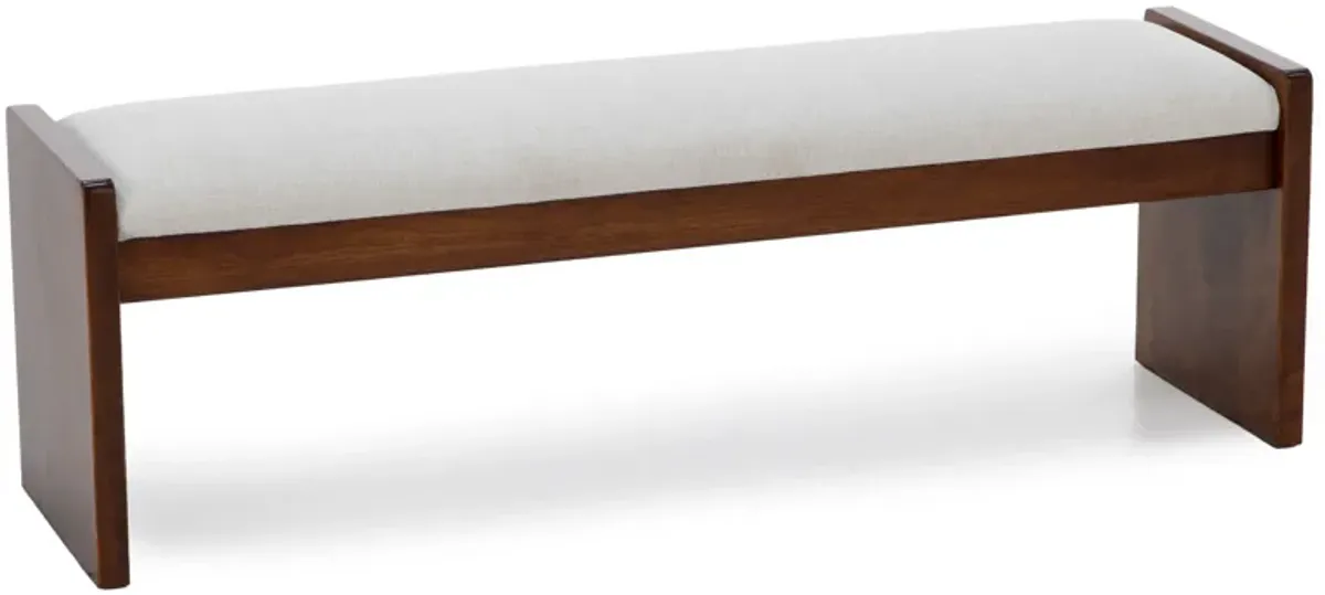 Manchester 60" Upholstered Bench In 95 Michael'S / 9000-114256 Grande Glacier
