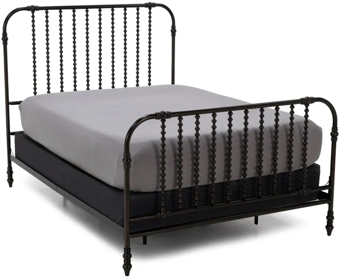 Guest Room Queen Metal Bed