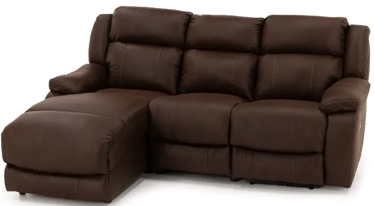 Mckinley 3-Pc. Power Reclining Chaise Sofa