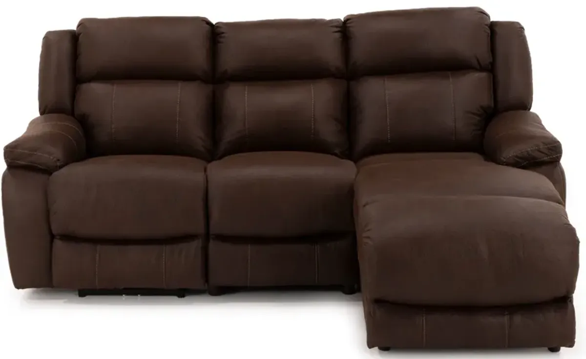 Mckinley 3-Pc. Power Reclining Chaise Sofa