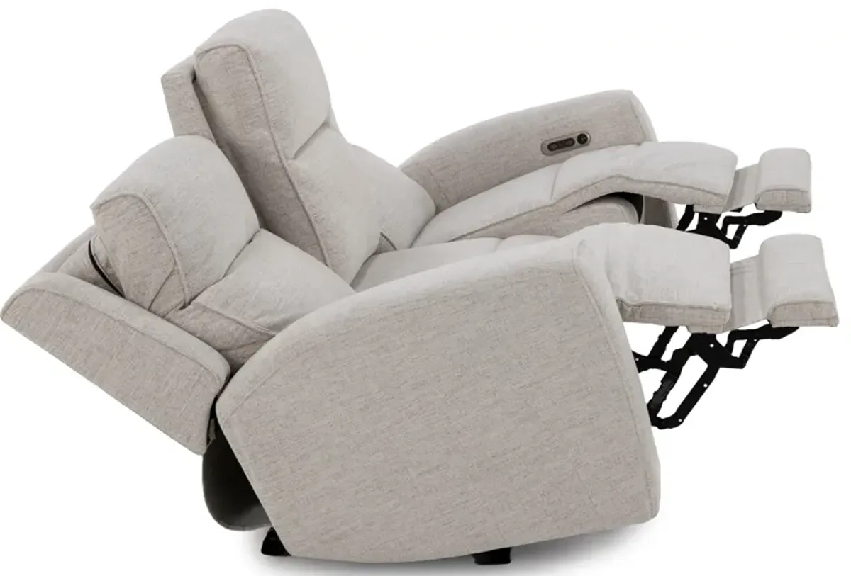 Flexsteel Shawna Power Headrest Reclining Sofa