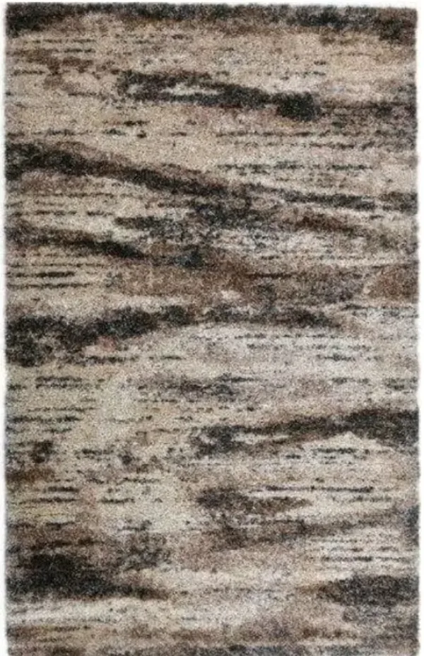 Pulse Delaney Dark Beige Area Rug 7"10"W x 9'10"L