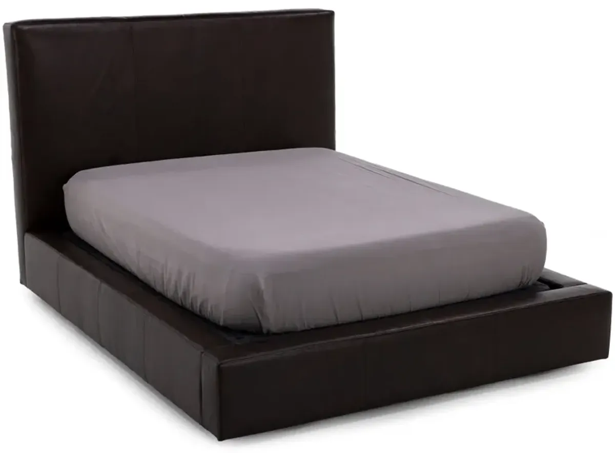 Eden Queen Leather Bed