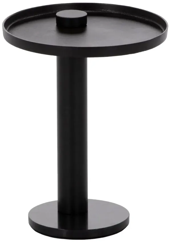 Yara Black Accent Table