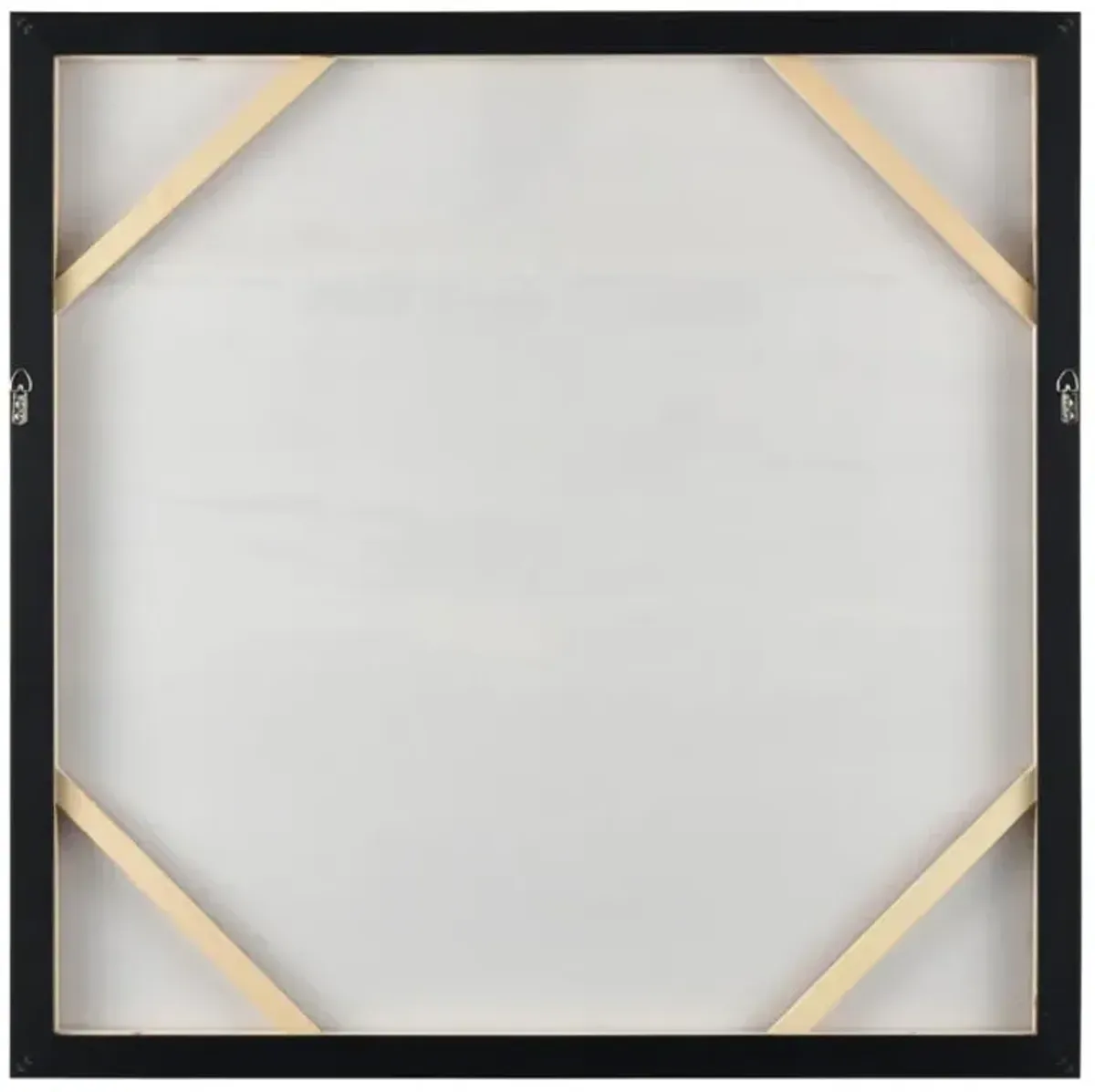 Shades Of Blue Canvas Framed Painting 40"W x 40"H