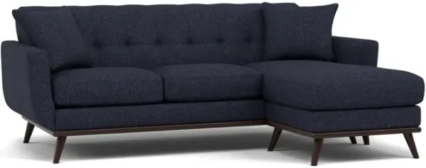 Betty Reversible Chaise Sofa in Navy