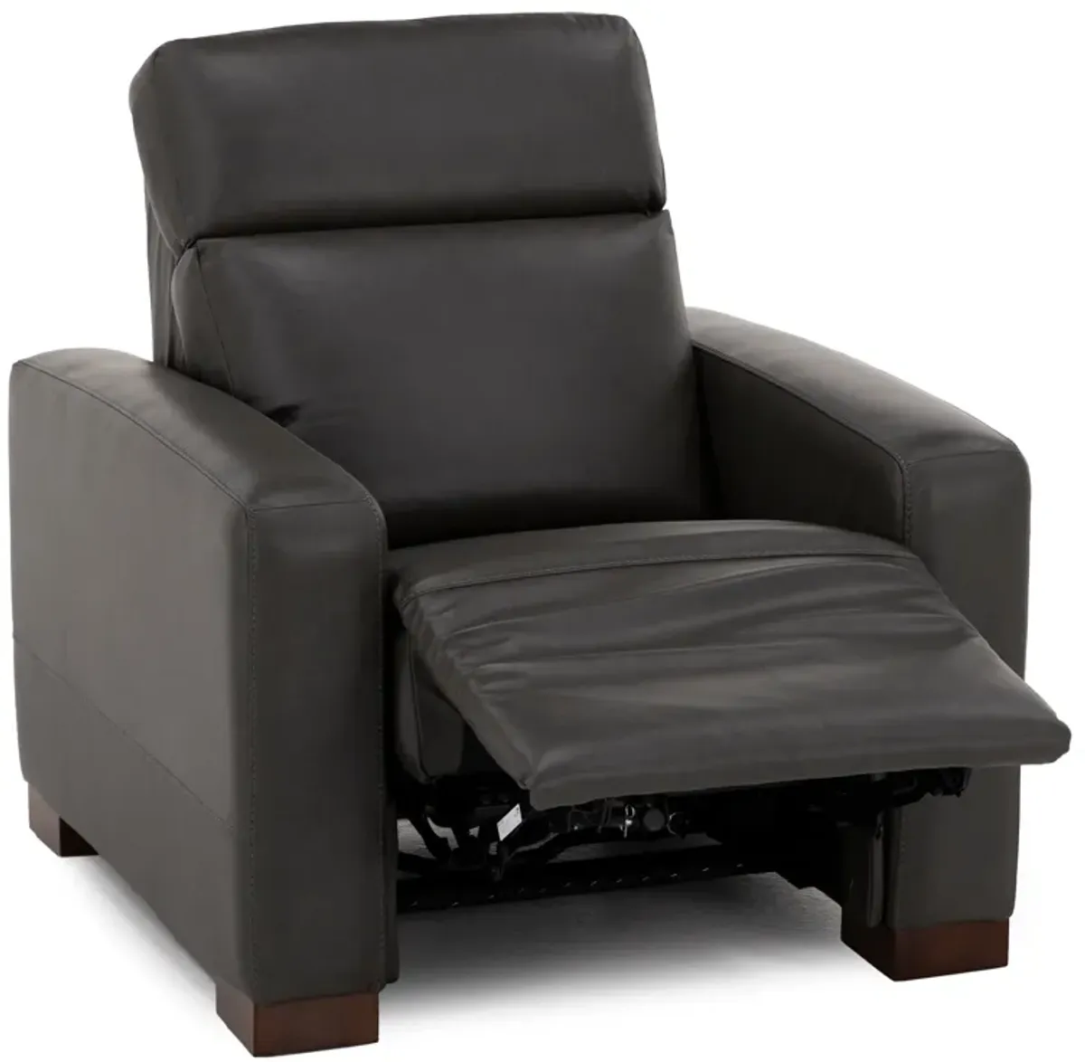 Acadia Leather Power Headrest Zero Gravity Recliner in Shitake