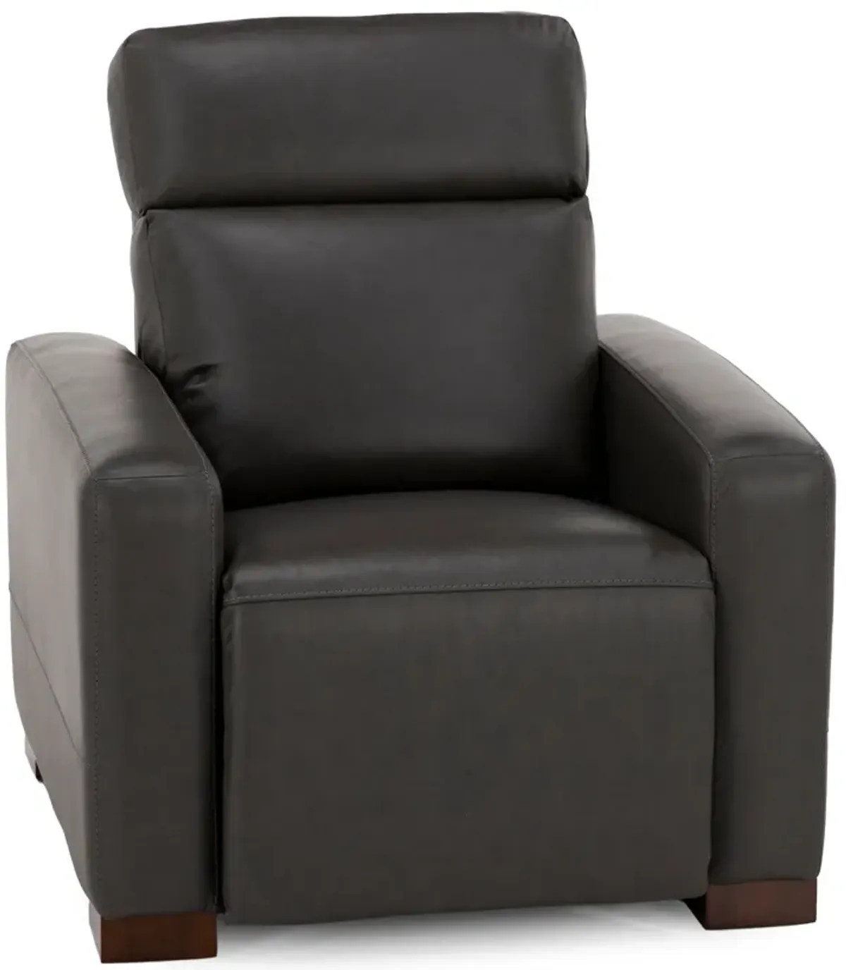 Acadia Leather Power Headrest Zero Gravity Recliner in Shitake