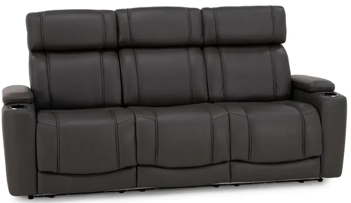 Encore Power Headrest Wall Saver Reclining Sofa With Drop Down Table