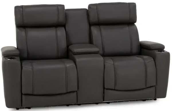 Encore Power Headrest Wall Saver Reclining Console Loveseat