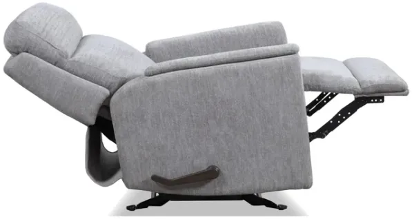 Flexsteel Perfect Match Compact Glider Recliner in Moon Gray