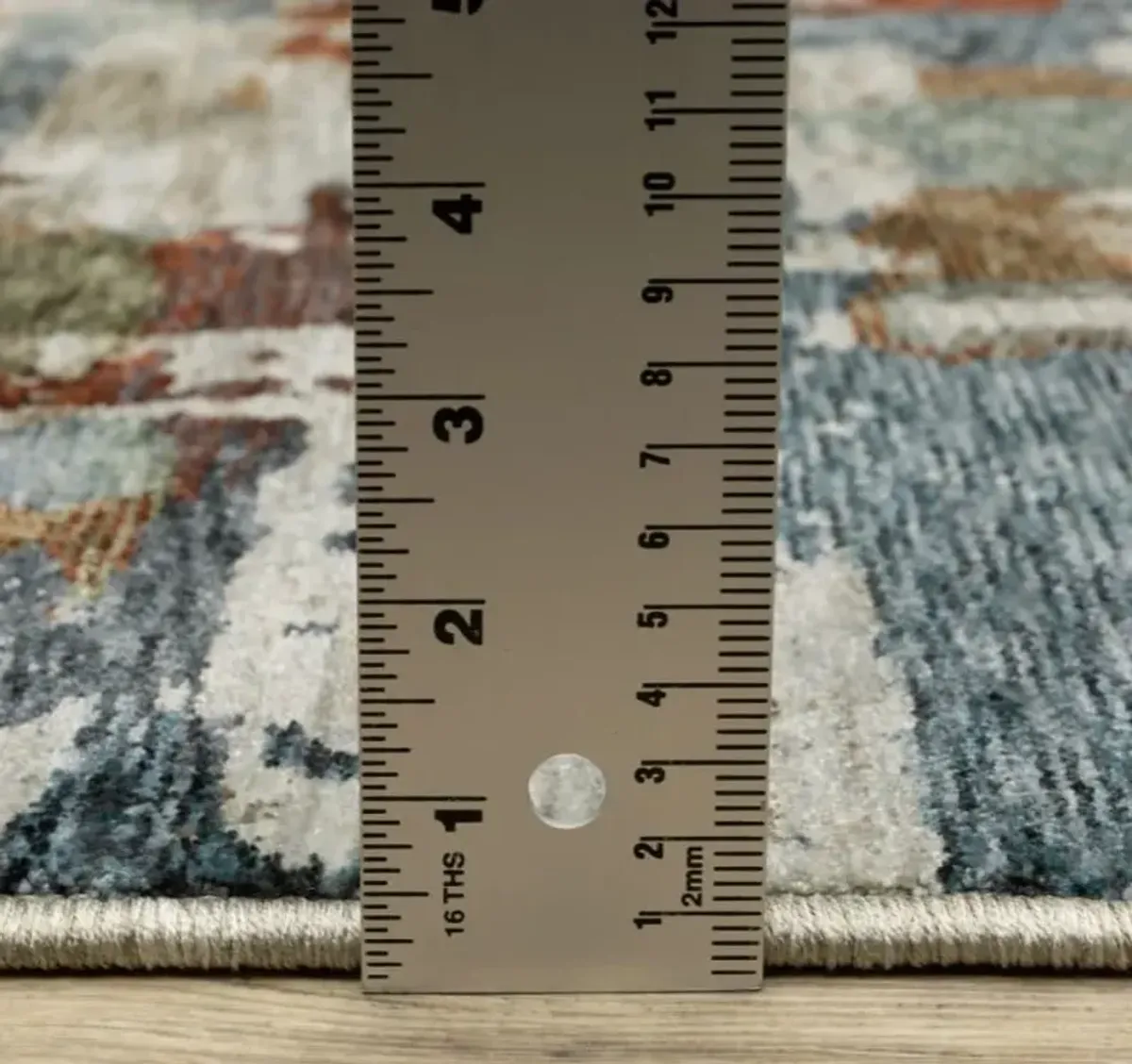 Hayden Beige/Multi Abstract Area Rug 7'10"W x 10'10"L