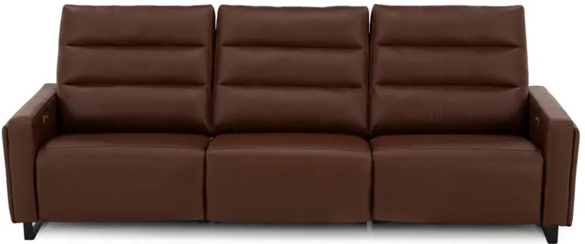 Bombay 3-Pc. Leather Fully Loaded Wall Saver Reclining Sofa
