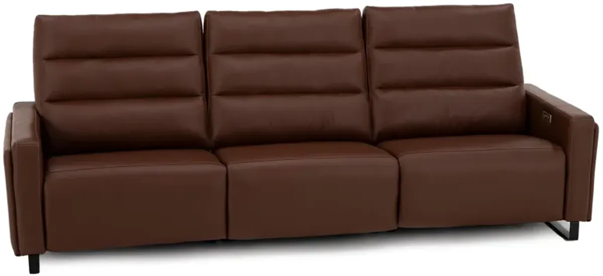 Bombay 3-Pc. Leather Fully Loaded Wall Saver Reclining Sofa