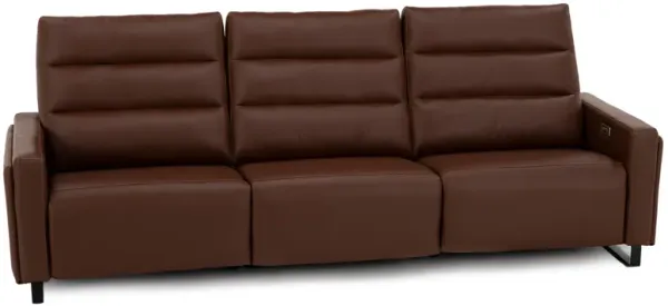Bombay 3-Pc. Leather Fully Loaded Wall Saver Reclining Sofa