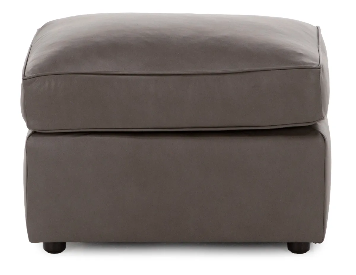 Leigh Leather Ottoman