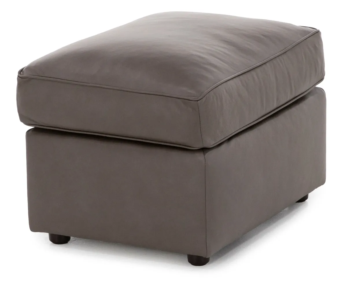 Leigh Leather Ottoman
