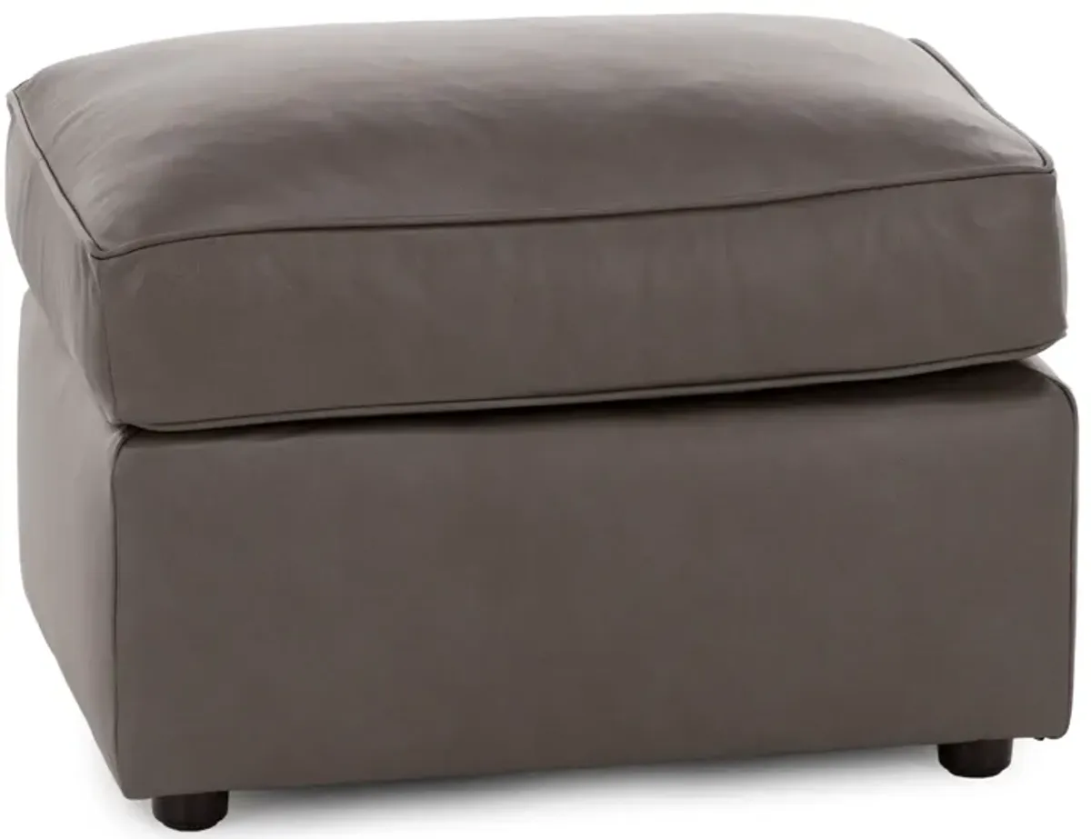 Leigh Leather Ottoman