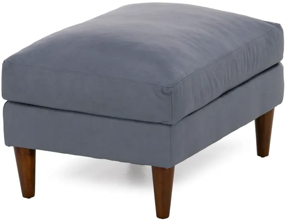 Lucca Leather Ottoman